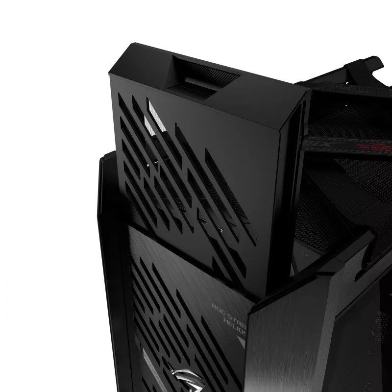 PC case ASUS ROG Strix Helios II Midi Tower — ATX/Midi Tower, tempered glass, 420mm GPU, 3x140mm front fans, USB-C