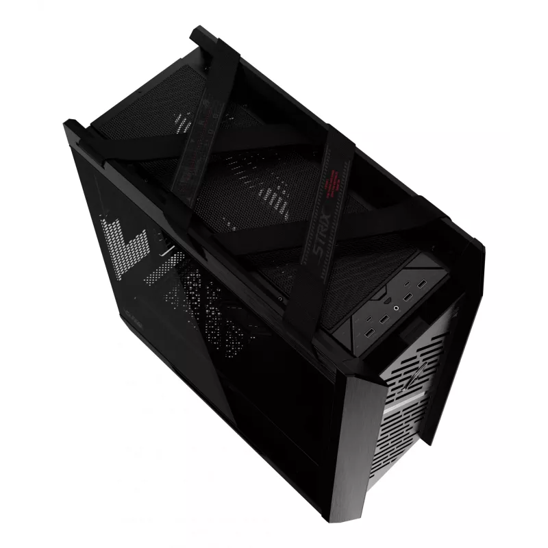 PC case ASUS ROG Strix Helios II Midi Tower — ATX/Midi Tower, tempered glass, 420mm GPU, 3x140mm front fans, USB-C