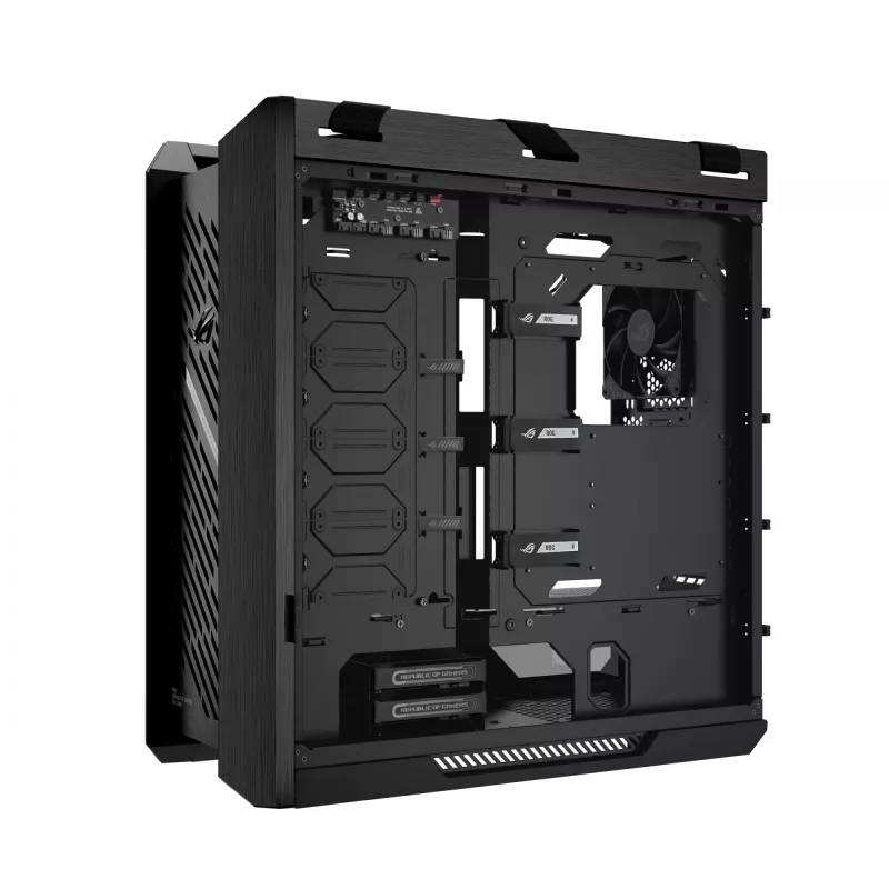 PC case ASUS ROG Strix Helios II Midi Tower — ATX/Midi Tower, tempered glass, 420mm GPU, 3x140mm front fans, USB-C