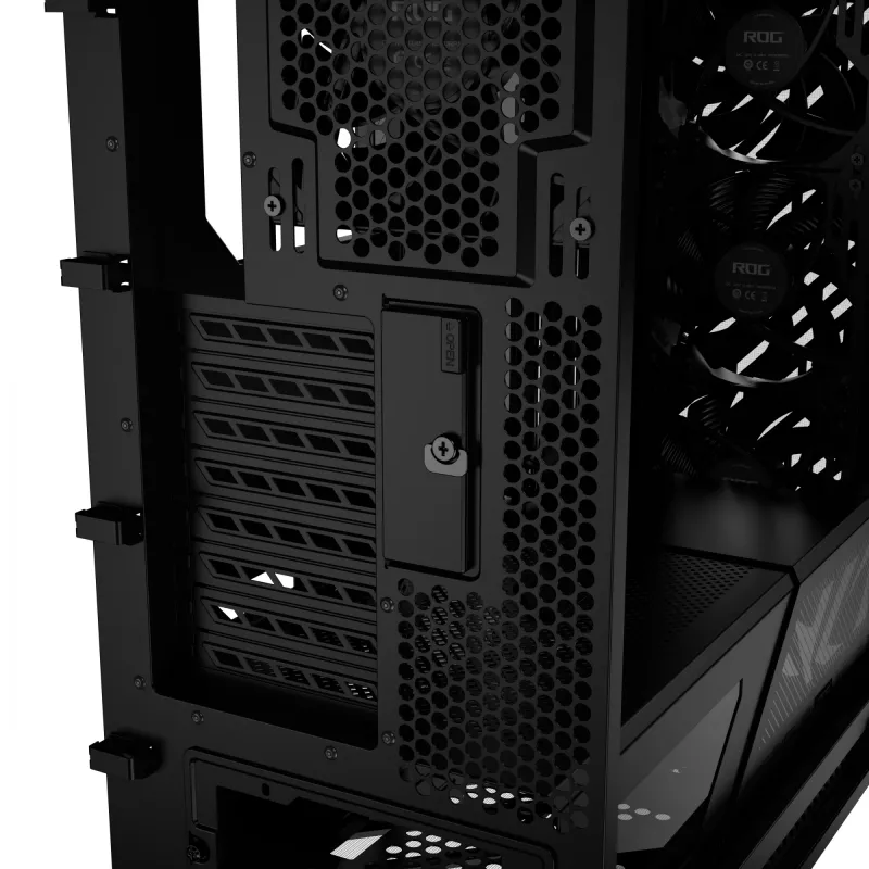 PC case ASUS ROG Strix Helios II Midi Tower — ATX/Midi Tower, tempered glass, 420mm GPU, 3x140mm front fans, USB-C