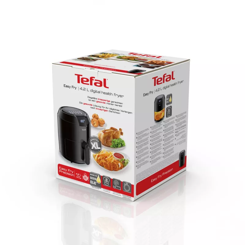 Tefal Easy Fry Precision EY4018 Single 4.2 L Stand-alone 1500 W Hot air fryer Black