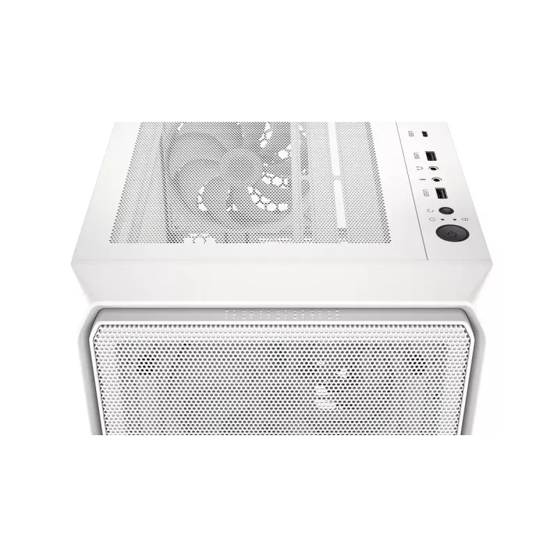 PC Midi Tower case ENDORFY ARX 500 ARGB White — tempered glass, supports ATX/Micro-ATX/Mini-ITX, 3x140mm front + 1x140mm rear, 1×3.5 inch + 6×2.5 inch bays