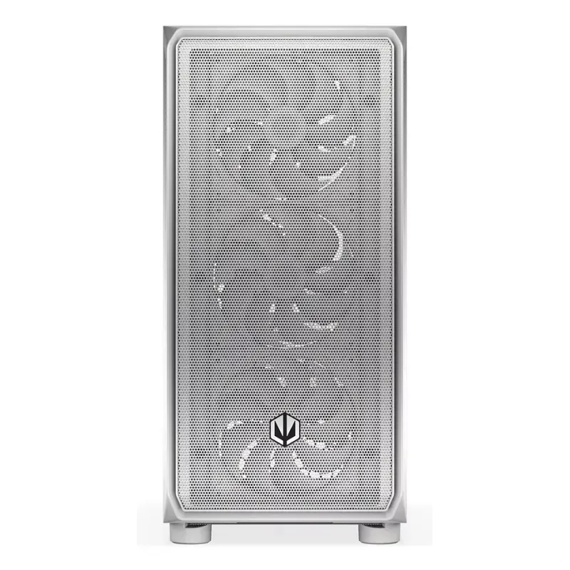 PC Midi Tower case ENDORFY ARX 500 ARGB White — tempered glass, supports ATX/Micro-ATX/Mini-ITX, 3x140mm front + 1x140mm rear, 1×3.5 inch + 6×2.5 inch bays