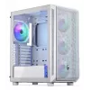 PC Midi Tower case ENDORFY ARX 500 ARGB White — tempered glass, supports ATX/Micro-ATX/Mini-ITX, 3x140mm front + 1x140mm rear, 1×3.5 inch + 6×2.5 inch bays