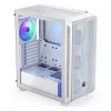PC Midi Tower case ENDORFY ARX 500 ARGB White — tempered glass, supports ATX/Micro-ATX/Mini-ITX, 3x140mm front + 1x140mm rear, 1×3.5 inch + 6×2.5 inch bays