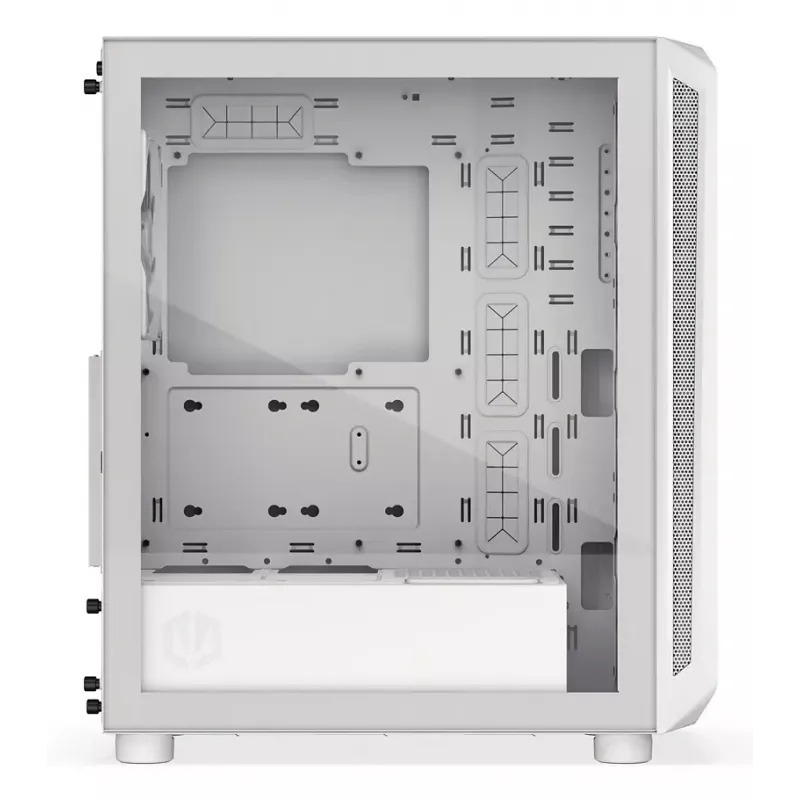 PC Midi Tower case ENDORFY ARX 500 ARGB White — tempered glass, supports ATX/Micro-ATX/Mini-ITX, 3x140mm front + 1x140mm rear, 1×3.5 inch + 6×2.5 inch bays