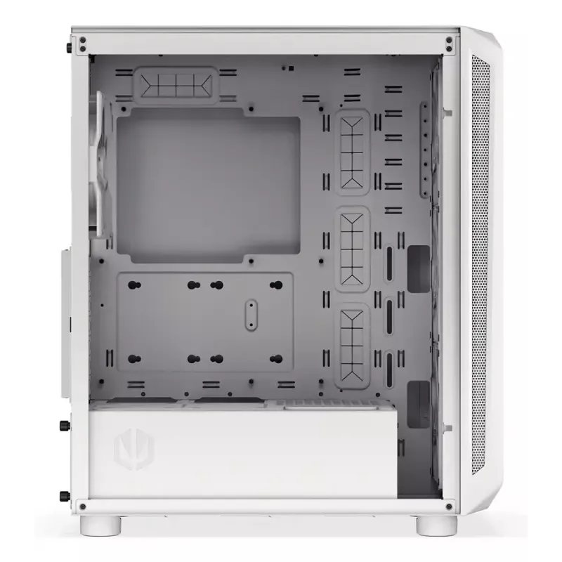 PC Midi Tower case ENDORFY ARX 500 ARGB White — tempered glass, supports ATX/Micro-ATX/Mini-ITX, 3x140mm front + 1x140mm rear, 1×3.5 inch + 6×2.5 inch bays