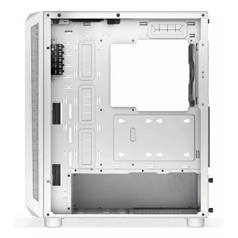 PC Midi Tower case ENDORFY ARX 500 ARGB White — tempered glass, supports ATX/Micro-ATX/Mini-ITX, 3x140mm front + 1x140mm rear, 1×3.5 inch + 6×2.5 inch bays
