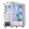 PC Midi Tower case ENDORFY ARX 500 ARGB White — tempered glass, supports ATX/Micro-ATX/Mini-ITX, 3x140mm front + 1x140mm rear, 1×3.5 inch + 6×2.5 inch bays
