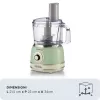 Food processor ARIETE Vintage Line 1781/04 — 1000 W, 2.1 L, Green