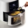Ariete 4630/03 air fryer, 9 L, 1500 W, 3.5 kg capacity, up to 200°C, touch control, White