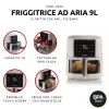 Ariete 4630/03 air fryer, 9 L, 1500 W, 3.5 kg capacity, up to 200°C, touch control, White