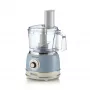 Food processor ARIETE Vintage Line 1781/05 — 1000 W, 2.1 L bowl, rotary control, stainless steel blade, blue