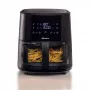 Ariete 4630 Air fryer 9L, 1300W, Capacity 9L, Cooking capacity 2.5kg, 8 preset programs, Temperature of up to 200°, Transparent basket for cooking control, Black