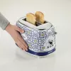 Ariete 155 Toaster Capri, 810W, 2 slices, 6 browning levels, Crumb tray, Defrost function, Automatic ejection, Without clamps