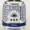 Ariete 155 Toaster Capri, 810W, 2 slices, 6 browning levels, Crumb tray, Defrost function, Automatic ejection, Without clamps