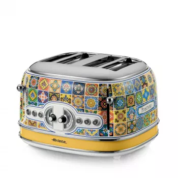 Toaster ARIETE Positano 4-slice, 1630 W, multicolour finish