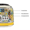 Toaster ARIETE Positano 4-slice, 1630 W, multicolour finish