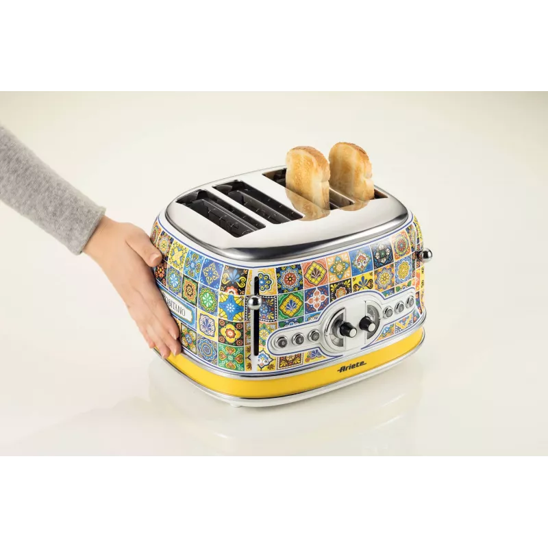 Toaster ARIETE Positano 4-slice, 1630 W, multicolour finish