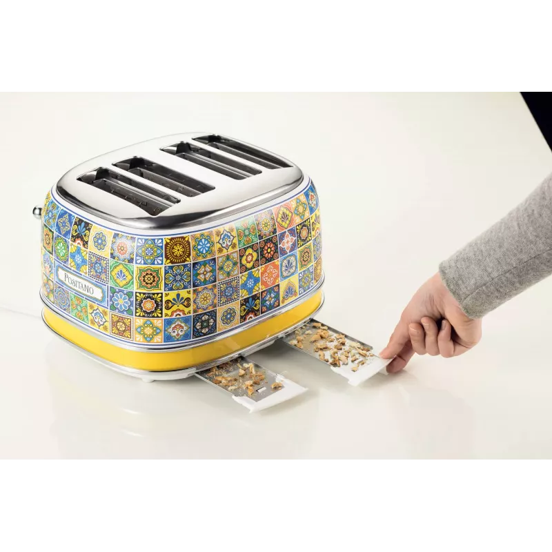 Toaster ARIETE Positano 4-slice, 1630 W, multicolour finish