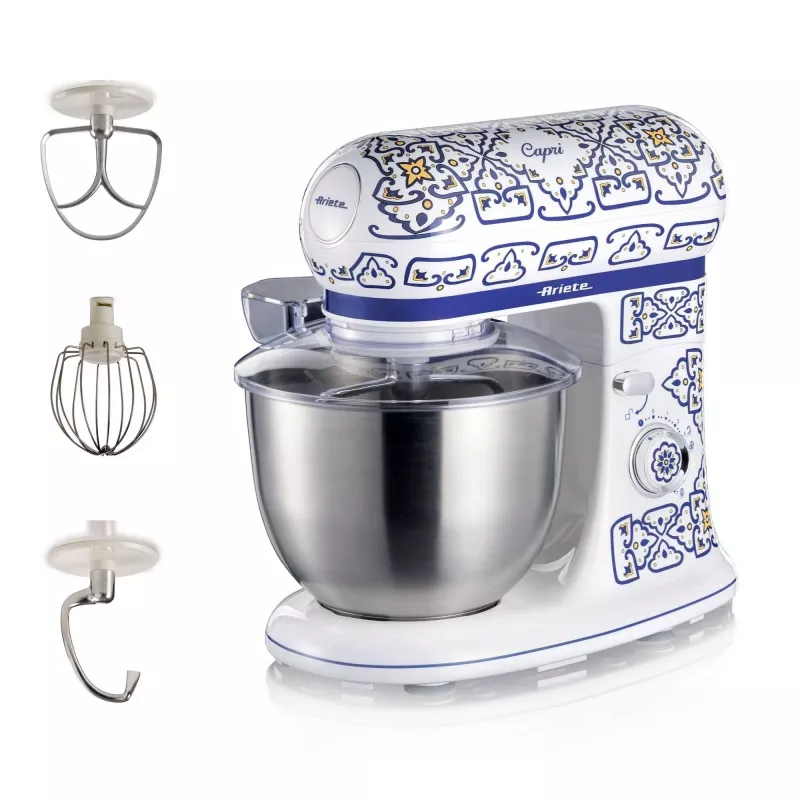 Ariete 1588 Capri mixer, Planetary, 7 speeds, 2400 Watt, 5.5 litres, Stainless steel cup
