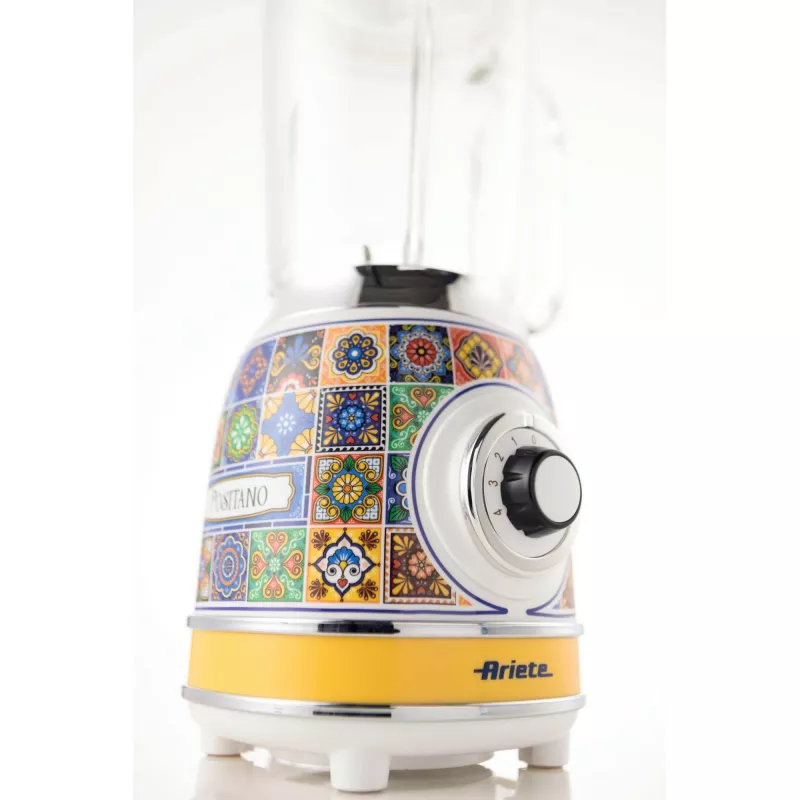 Ariete 583 Positano blender with 1.5 litre glass jug, 4 stainless steel blades, 4 speeds + pulse,1000 Watt