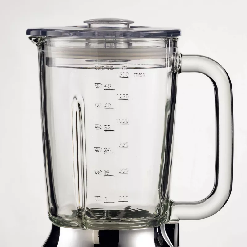 Ariete 583 Positano blender with 1.5 litre glass jug, 4 stainless steel blades, 4 speeds + pulse,1000 Watt