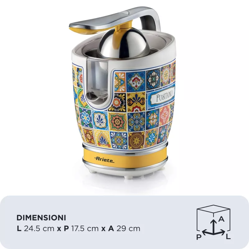 Electric Citrus Press Ariete 0413/0P 0.6L 85W Multicolour Yellow