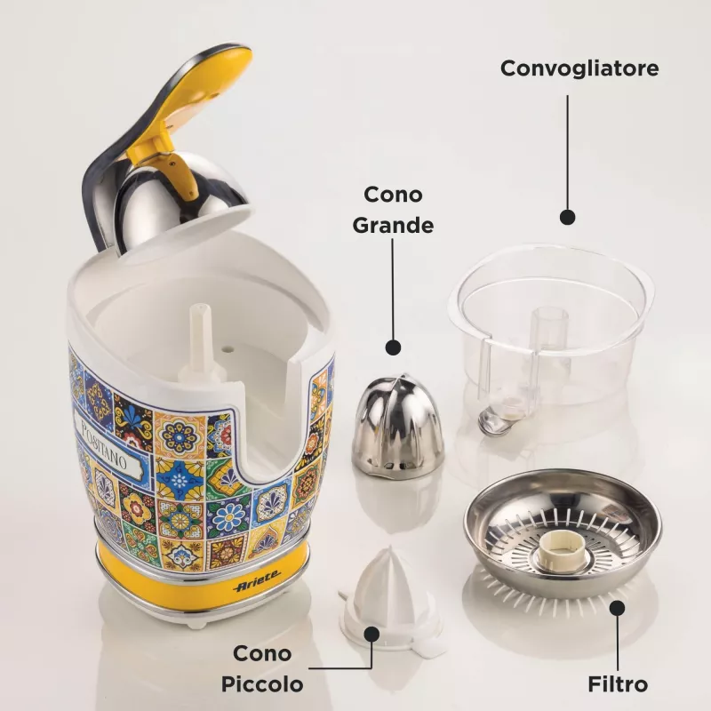 Electric Citrus Press Ariete 0413/0P 0.6L 85W Multicolour Yellow