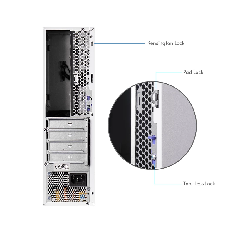 Chieftec BE-10W-300 computer case Small Form Factor (SFF) White 300 W