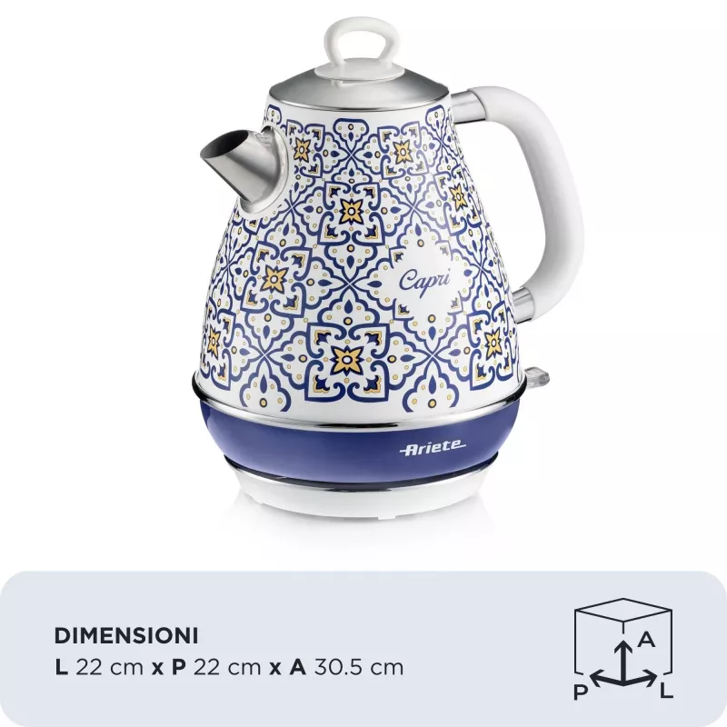 Electric kettle Ariete 2869/0C 1.7 L 2200 W Blue Multicolour