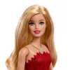 Barbie Mattel 80th Anniversary Ruby-Red Celebration Fashion Doll Wearing Red Dress with Accessories