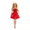 Barbie Mattel 80th Anniversary Ruby-Red Celebration Fashion Doll Wearing Red Dress with Accessories