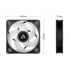 ARCTIC P14 PWM PST A-RGB 0dB - Semi-Passive 140 mm Fan with Digital A-RGB