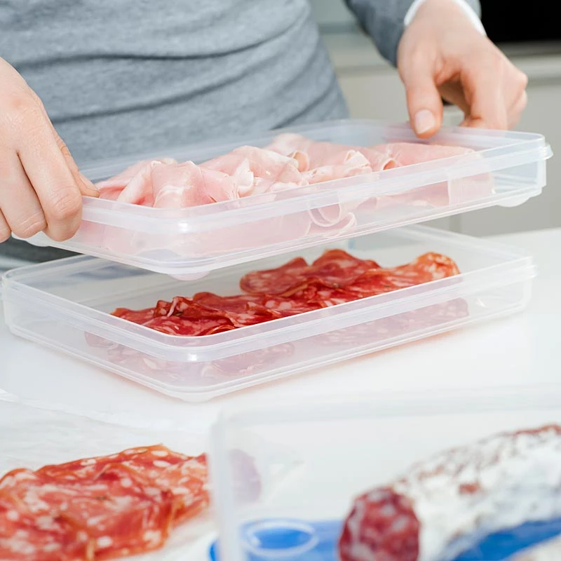 EMSA 508557 food storage container Rectangular Box 2.65 L Blue, Transparent 1 pc(s)