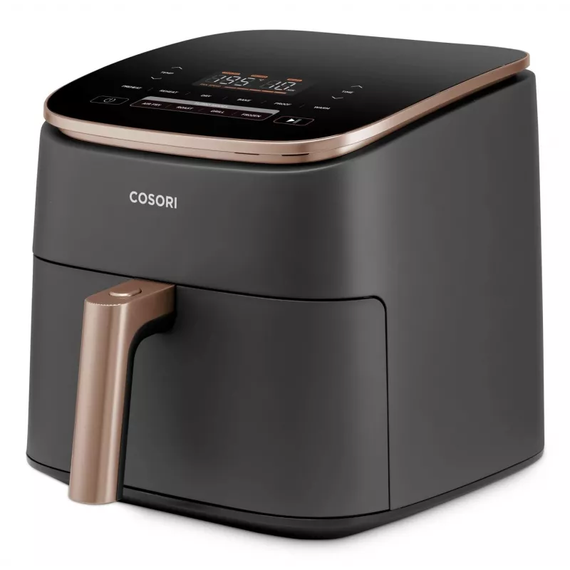Cosori Turbo Blaze Chef Edition Single 6 L Stand-alone 1725 W Hot air fryer Black, Pink gold