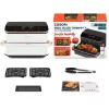 Cosori Dual Blaze Twinfry Chef Edition Double 10 L Stand-alone 2800 W Hot air fryer Rose gold, White