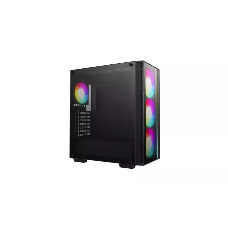 PC case DeepCool MATREXX55 V4 C Midi Tower Black — tempered glass, ATX/microATX support, USB-C, max GPU 370mm