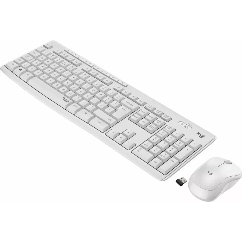 Logitech MK295 Silent Wireless Combo keyboard RF Wireless QWERTY US International White