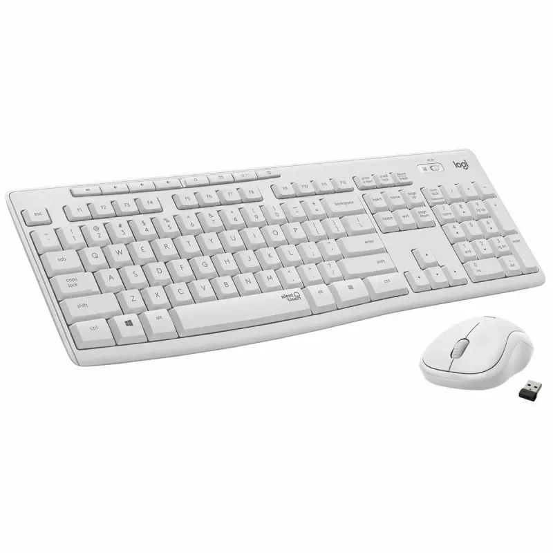 Logitech MK295 Silent Wireless Combo keyboard RF Wireless QWERTY US International White