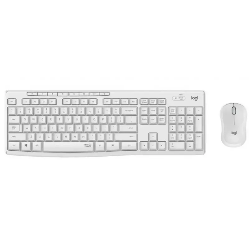 Logitech MK295 Silent Wireless Combo keyboard RF Wireless QWERTY US International White