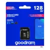 MicroSDXC flash memory GOODRAM 128GB UHS‑I Class 10 (read 100 MB/s, write 10 MB/s) with SD adapter
