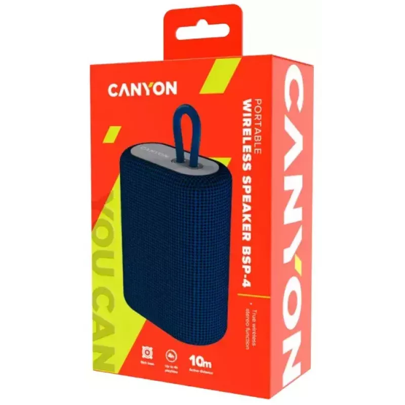 Canyon BSP-4 Stereo Portable Speaker Blue