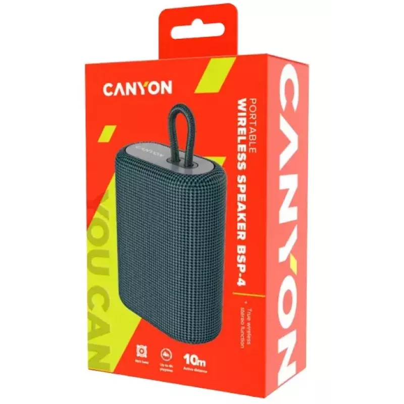 Stereo Portable Speaker Canyon BSP-4 Graphite