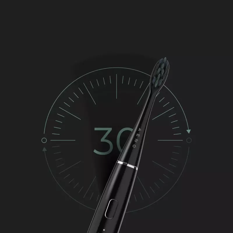 Sonic Electric Toothbrush AENO DB2S Black 4 Modes 46000rpm