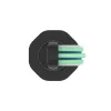 Sonic Electric Toothbrush AENO DB2S Black 4 Modes 46000rpm