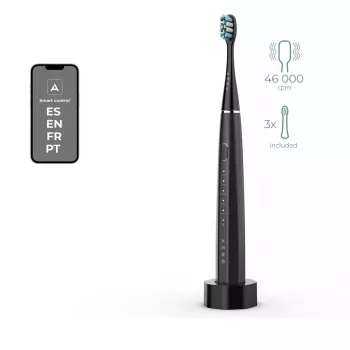 Sonic Electric Toothbrush AENO DB2S Black 4 Modes 46000rpm