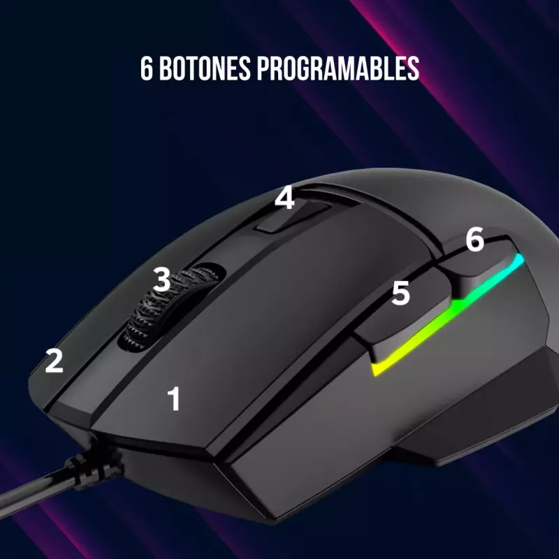 Mouse Lorgar Jetter 357 Gaming Optical Right-hand