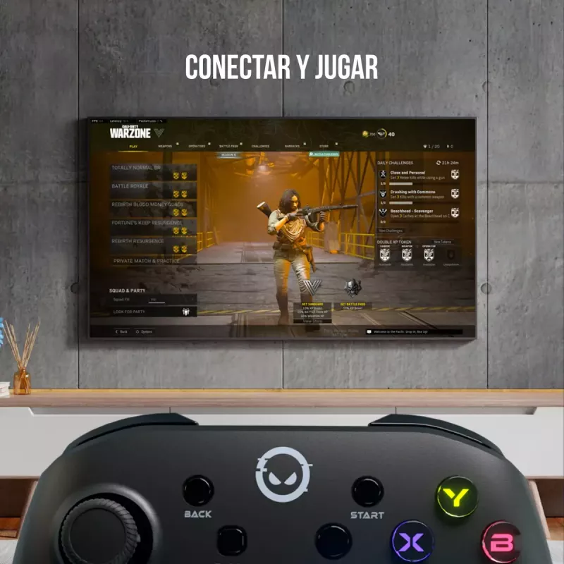 Gamepad Lorgar LRG-GP510 Black USB Wireless Controller for Nintendo Switch PC Playstation 3