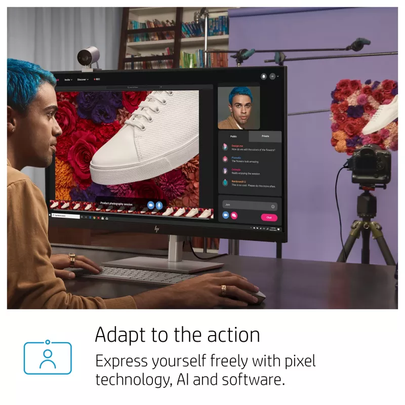 HP 950 4K Webcam, 3840 x 2160 pixels, Full HD, 30 fps, 1x, Auto, Auto